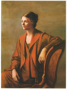 portrait de la femme de l'artiste