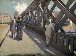 le pont de l'europe Gustave Caillebotte 1876